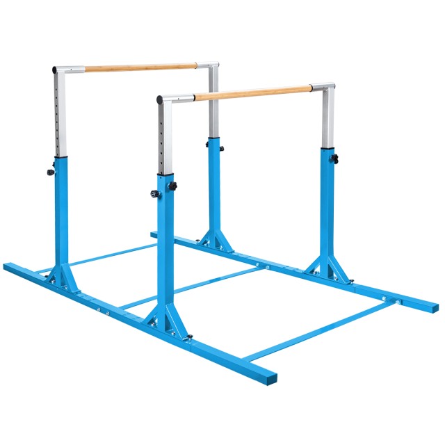 Costway Ρυθμιζόμενη Μπλε Μπάρα Γυμναστικής 250 x 132 x 140 cm SP369...