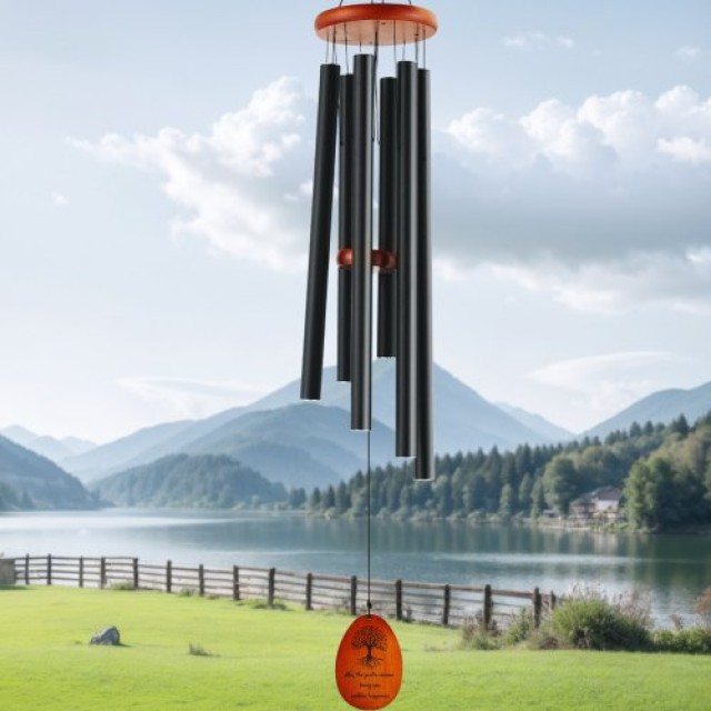 VEVOR Ανεμογλυφίδες για εξωτερικό χώρο 1042 mm Αλουμινίου Μνημειακές Ανεμογλυφίδες με Βαθύ Τόνο JSFL41INCHMZ9LERJV0