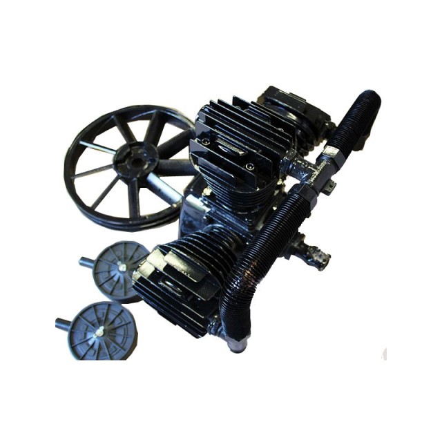 Αεροσυμπιεστής Λαδιού 3KW 360 Lt / min με 3 Έμβολα Kraft&Dele KD-1405