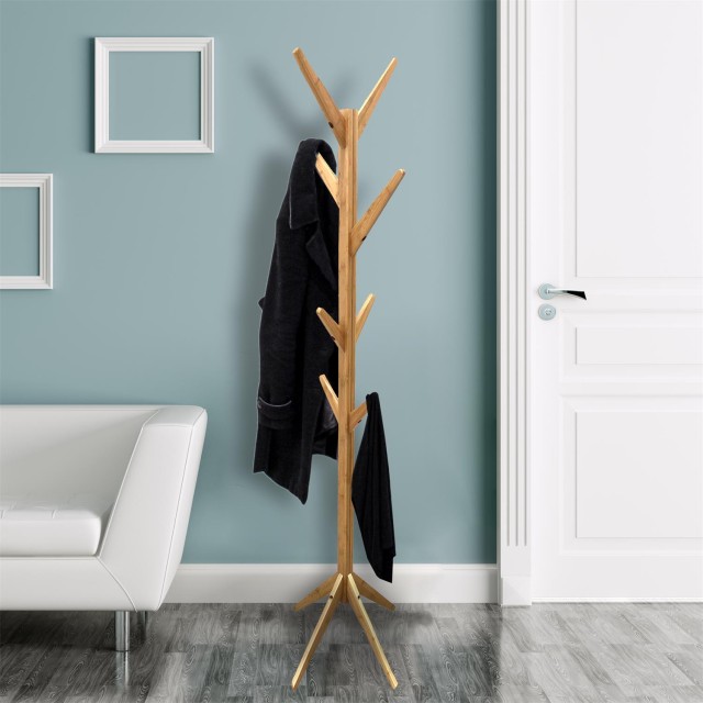 Ξύλινος Καλόγερος από Μπαμπού 45 x 177,5 x 45 cm HD6189 Home Deco Factory