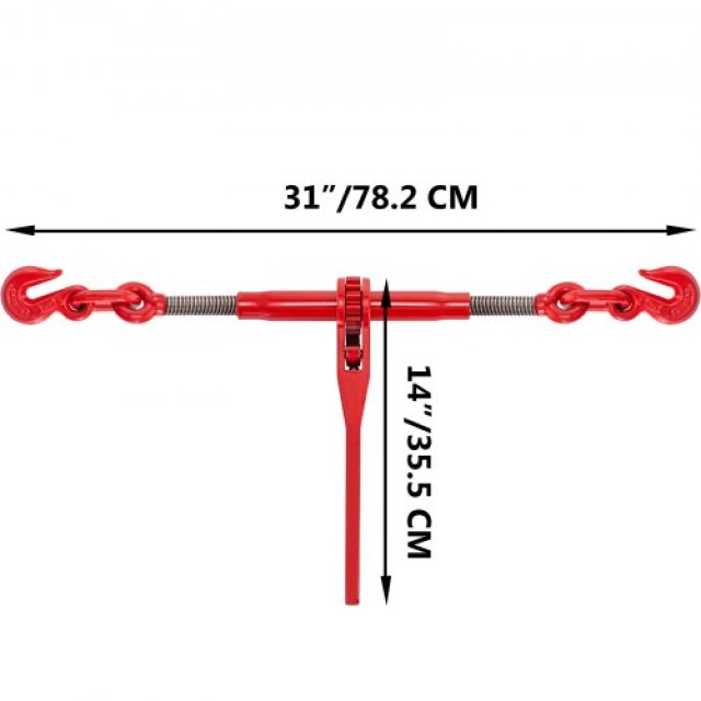 Δεσμευτής Αλυσίδας VEVOR 5/16-3/8, 6600lbs, Κόκκινος  SZGL2P516-38JL001V0
