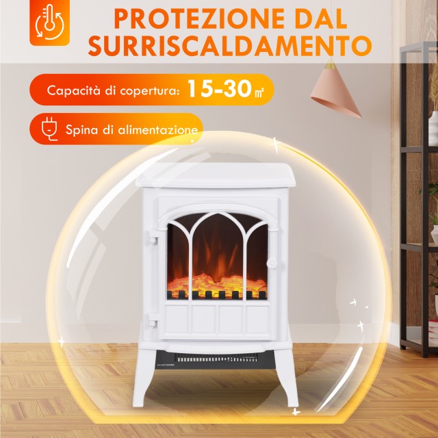 HOMCOM Ηλεκτρική Σόμπα Camino da Terra 1000W / 2000W με Ρυθμιζόμενο... HOMCOM Ηλεκτρική Σόμπα Camino da Terra 1000W / 2000W με Ρυθμιζόμενο...