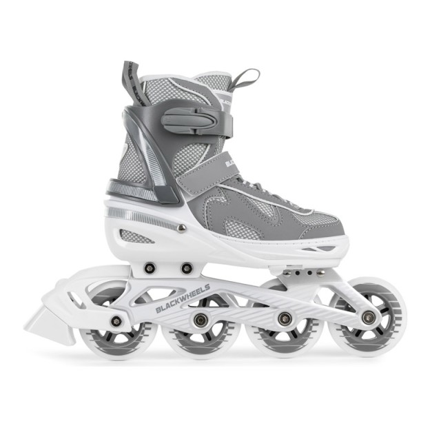 Αυξομειούμενα Inline Rollers 35-38 Χρώματος Γκρι Blackwheels Flex P...