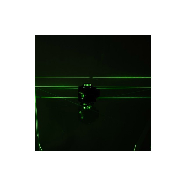 Αυτορυθμιζόμενο Αλφάδι Λέιζερ 4D 16 Ακτινών Σταυρού Πράσινης Δέσμης...