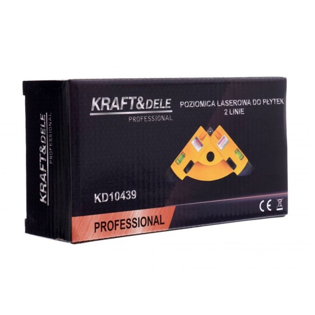 Αλφάδι Laser Ορθογωνιόμετρο Πλακιδίων Kraft&Dele KD-10439