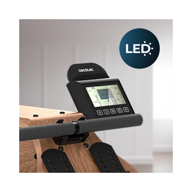 Ξύλινη Κωπηλατική Νερού 13 Lt 135 Kg Cecotec DrumFit Rower 20000 Ne...