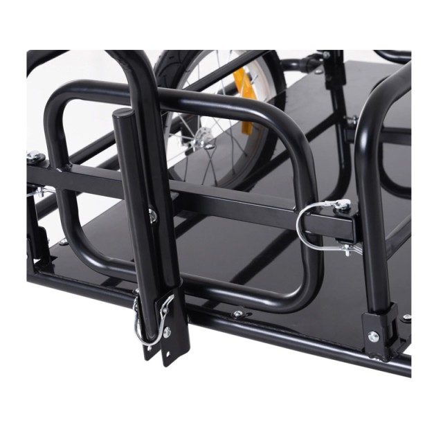 Αναδιπλούμενο Τρέιλερ Ποδηλάτου για Φορτία από Ατσάλι 156 x 72 x 82...