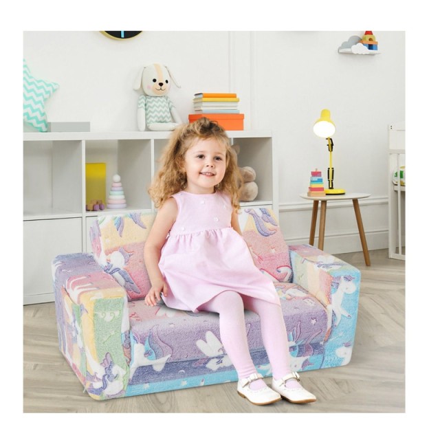 Αναδιπλούμενος Παιδικός Διθέσιος Καναπές - Κρεβάτι 102 x 80 x 30 cm... Αναδιπλούμενος Παιδικός Διθέσιος Καναπές - Κρεβάτι 102 x 80 x 30 cm...