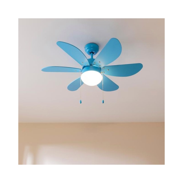 Ανεμιστήρας Οροφής με Φως 50 W EnergySilence Aero 3600 Vision Full Blue Cecotec CEC-08458