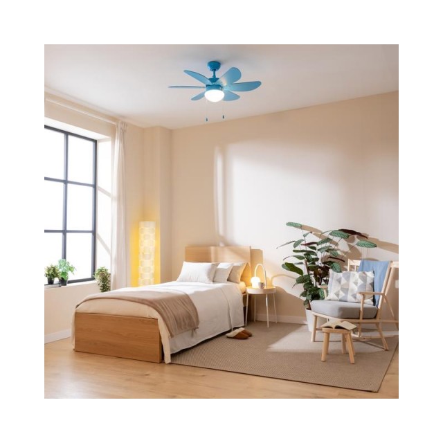 Ανεμιστήρας Οροφής με Φως 50 W EnergySilence Aero 3600 Vision Full Blue Cecotec CEC-08458