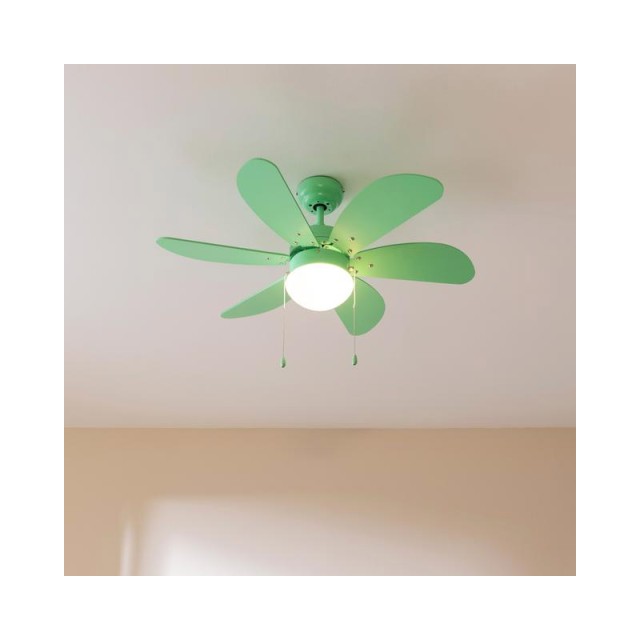 Ανεμιστήρας Οροφής με Φως 50 W EnergySilence Aero 3600 Vision Full Green Cecotec CEC-08457