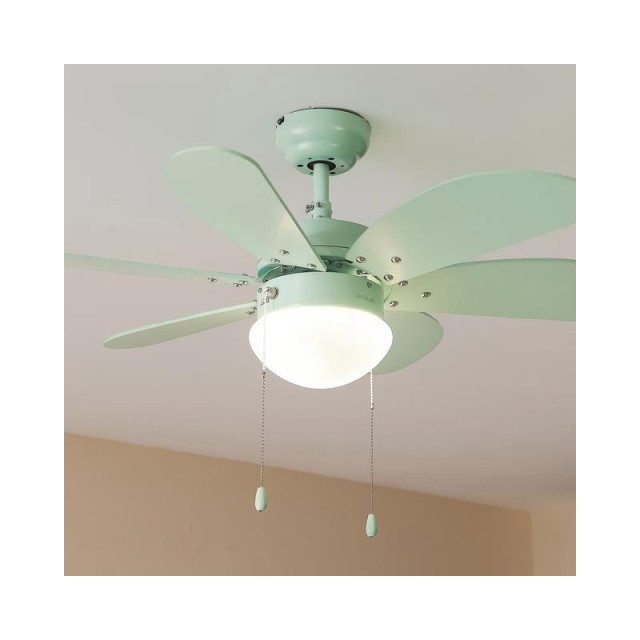 Ανεμιστήρας Οροφής με Φως 50 W EnergySilence Aero 3600 Vision Full Mint Cecotec CEC-08451