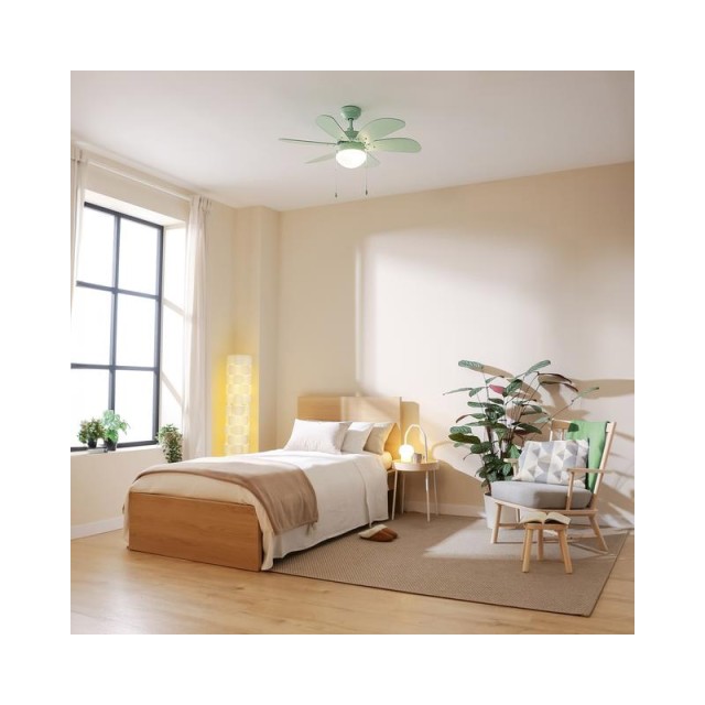 Ανεμιστήρας Οροφής με Φως 50 W EnergySilence Aero 3600 Vision Full Mint Cecotec CEC-08451