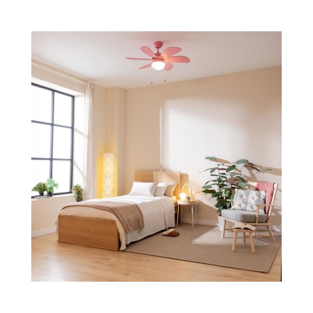Ανεμιστήρας Οροφής με Φως 50 W EnergySilence Aero 3600 Vision Full Pink Cecotec CEC-08455