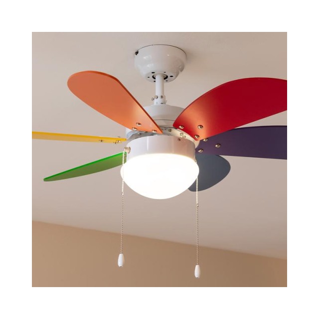 Ανεμιστήρας Οροφής με Φως 50 W EnergySilence Aero 360 ColorFull Cecotec CEC-08366