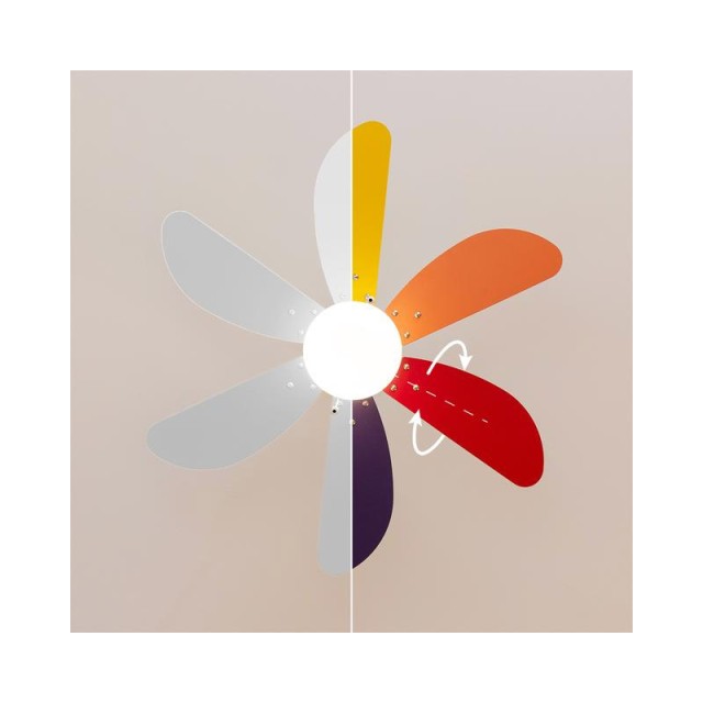 Ανεμιστήρας Οροφής με Φως 50 W EnergySilence Aero 360 ColorFull Cecotec CEC-08366