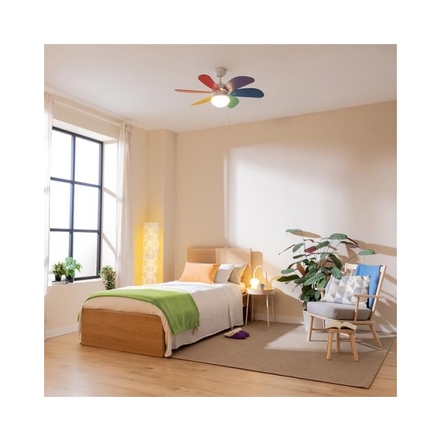 Ανεμιστήρας Οροφής με Φως 50 W EnergySilence Aero 360 ColorFull Cecotec CEC-08366