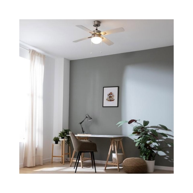 Ανεμιστήρας Οροφής με Φως 50 W EnergySilence Aero 450 IronWhite Cecotec CEC-08459