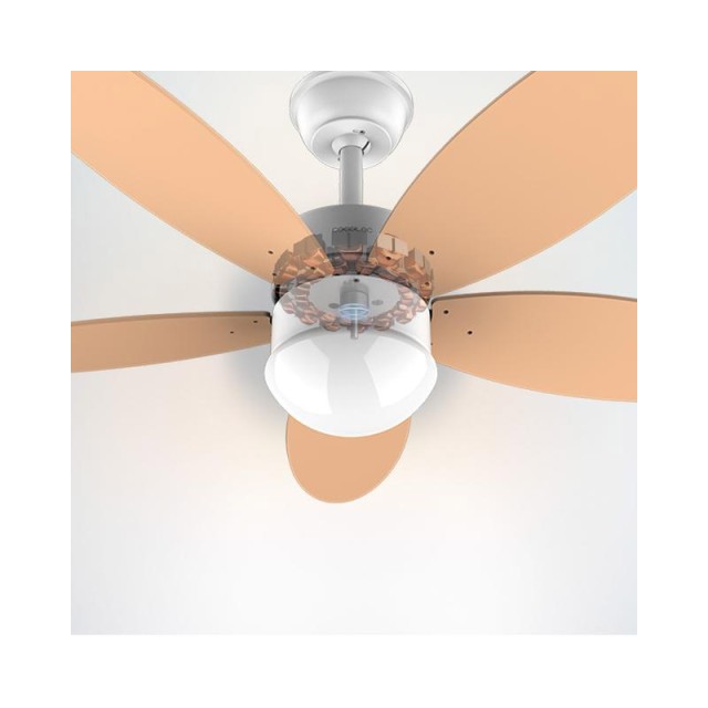 Ανεμιστήρας Οροφής με Φως Cecotec Energy Silence Aero 4260 Orange C...