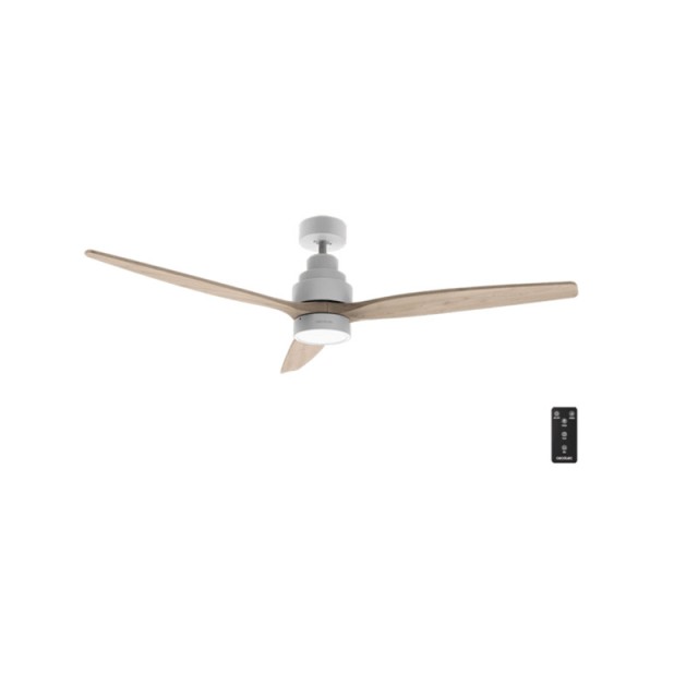Ανεμιστήρας Οροφής με Φως Cecotec Energy Silence Aero 5300 White&Wood Design CEC-05839