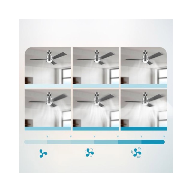 Ανεμιστήρας Οροφής με Φως Cecotec Energy Silence Aero 4850 Style St...