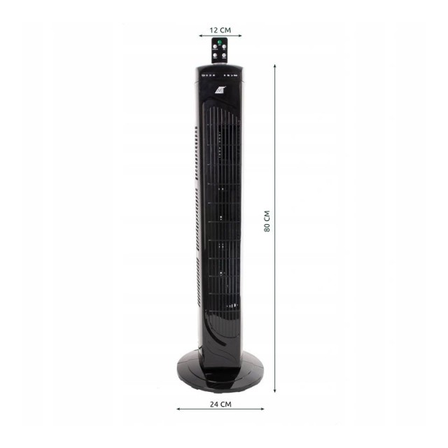 Ανεμιστήρας Πύργος με Τηλεχειριστήριο 45 W Malatec 10338
