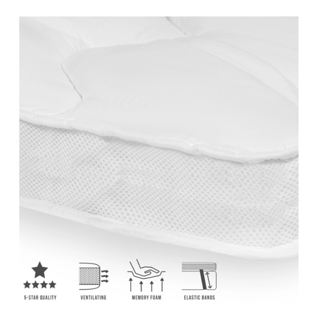 Ανώστρωμα Μονό 80 x 200 cm 3D Air Hotel Memory Foam Sleeptime 87192...