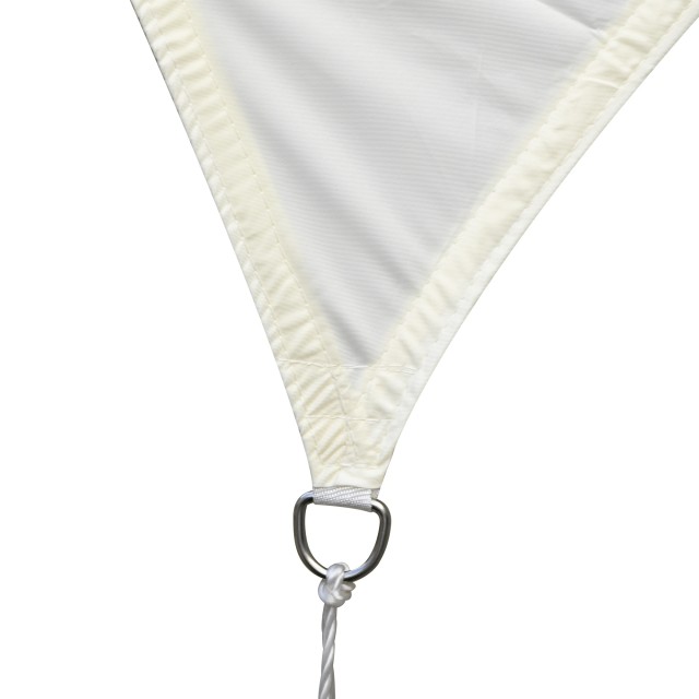 Outsunny Vela Shading Rectangular Polyester Sun Shade 3x4m Κρεμ Λευκό 840-142CW