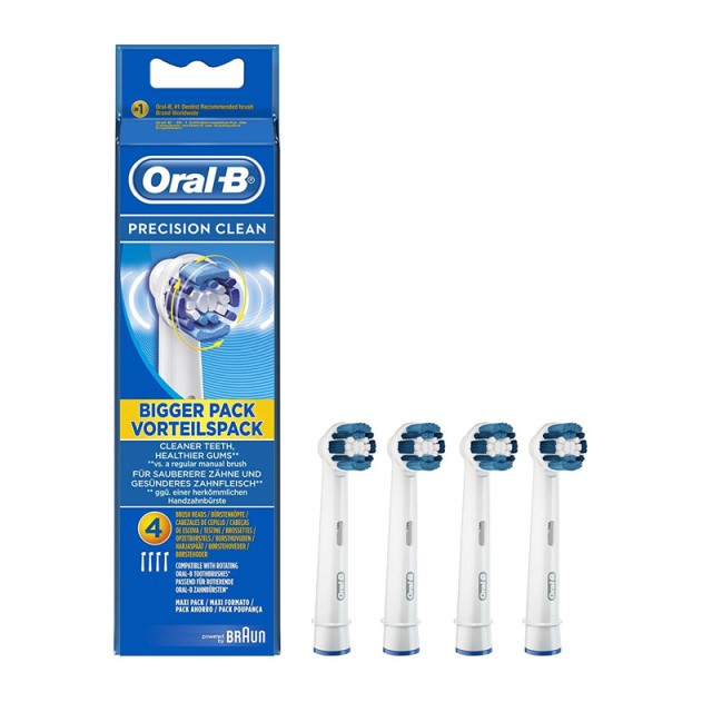 Ανταλλακτικά Βουρτσάκια Oral-b Precision Clean για Οδοντόβουρτσες 4...