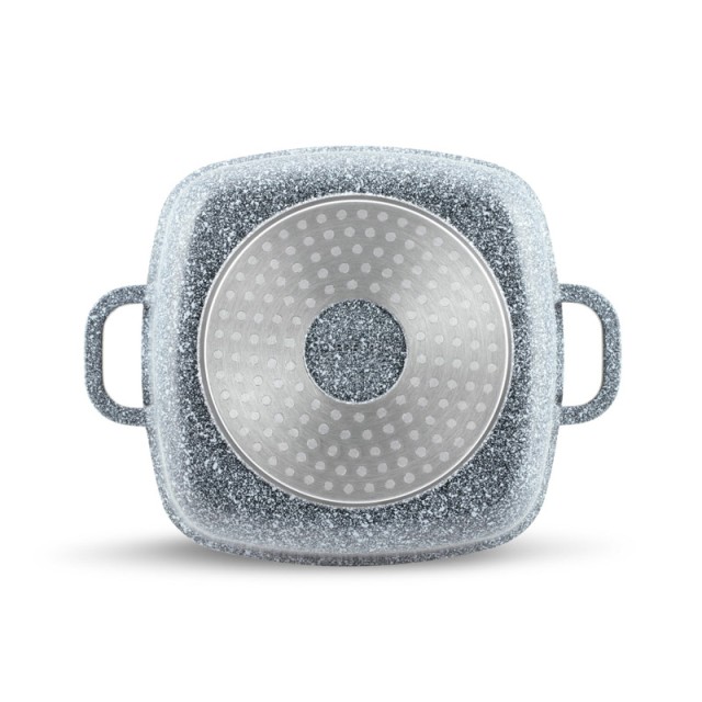 Αντικολλητική Τετράγωνη Κατσαρόλα 24 cm με Κεραμική-Γρανίτη Επίστρω... Αντικολλητική Τετράγωνη Κατσαρόλα 24 cm με Κεραμική-Γρανίτη Επίστρω...