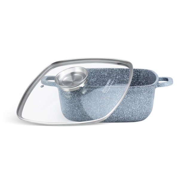 Αντικολλητική Τετράγωνη Κατσαρόλα 28 cm με Κεραμική-Γρανίτη Επίστρω... Αντικολλητική Τετράγωνη Κατσαρόλα 28 cm με Κεραμική-Γρανίτη Επίστρω...