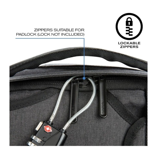 Αντικλεπτική Τσάντα Ταξιδίου 3 σε 1 Bobby Duffle XD Design Μαύρο