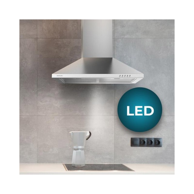 Απορροφητήρας Καμινάδα 60 cm Bolero Flux PM 603500 Inox B Cecotec C...