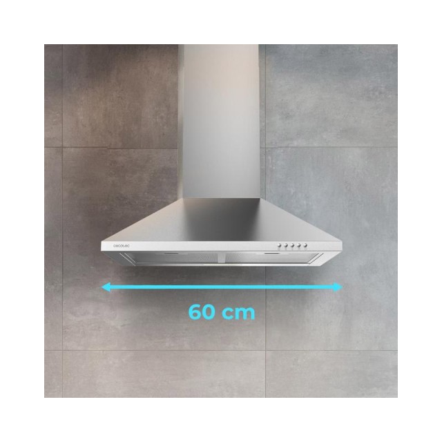 Απορροφητήρας Καμινάδα 60 cm Bolero Flux PM 603500 Inox B Cecotec C...
