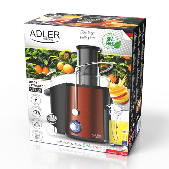 Αποχυμωτής 1000 W Χρώματος Χάλκινο Adler AD-4129