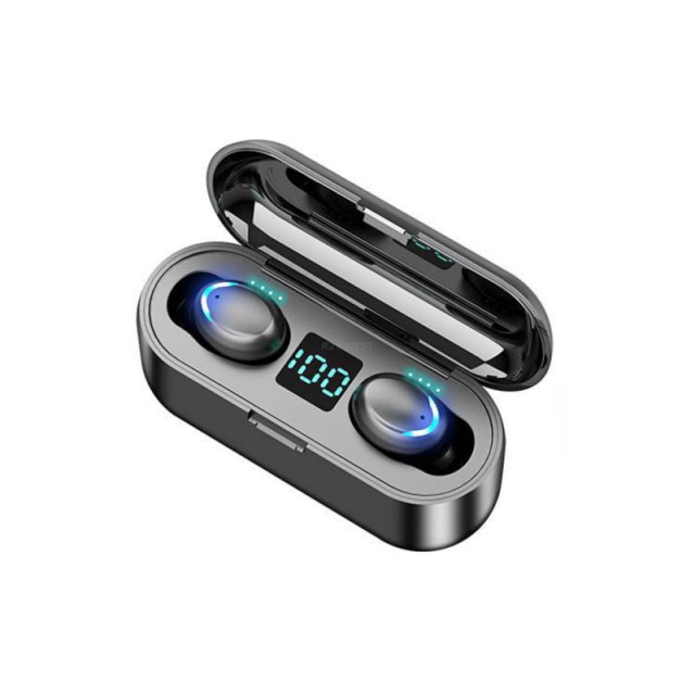 Ασύρματα Ακουστικά Bluetooth με Βάση Φόρτισης SPM F9-Black Ασύρματα Ακουστικά Bluetooth με Βάση Φόρτισης SPM F9-Black
