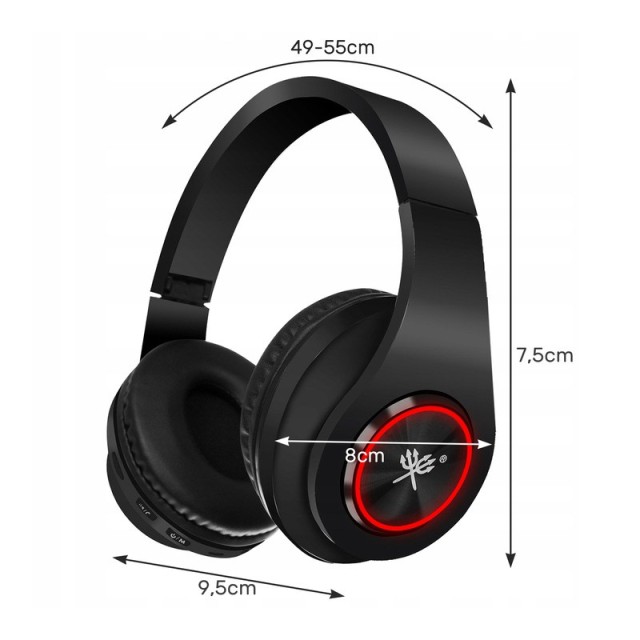 Ασύρματα Ακουστικά Gaming με Μικρόφωνο και RGB Φωτισμό B39 Dunmoon ...