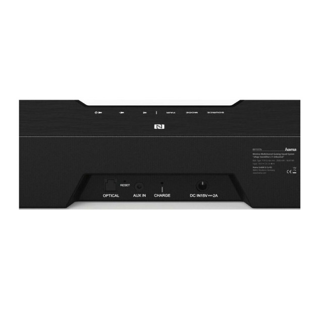 Ασύρματη Μπάρα Ηχείων uRage SoundZbar 2.1 Unleashed και Subwoofer 100 W Hama 4047443373397