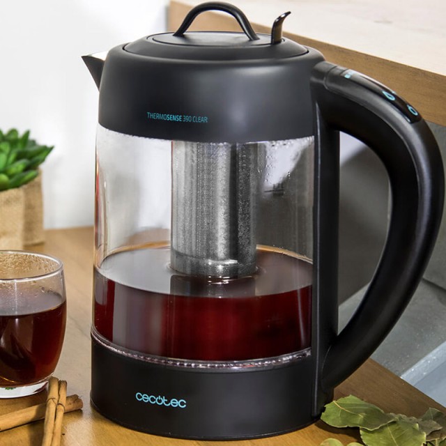 Ασύρματος Ηλεκτρικός Βραστήρας Cecotec Thermosense 390 Clear CEC-01512