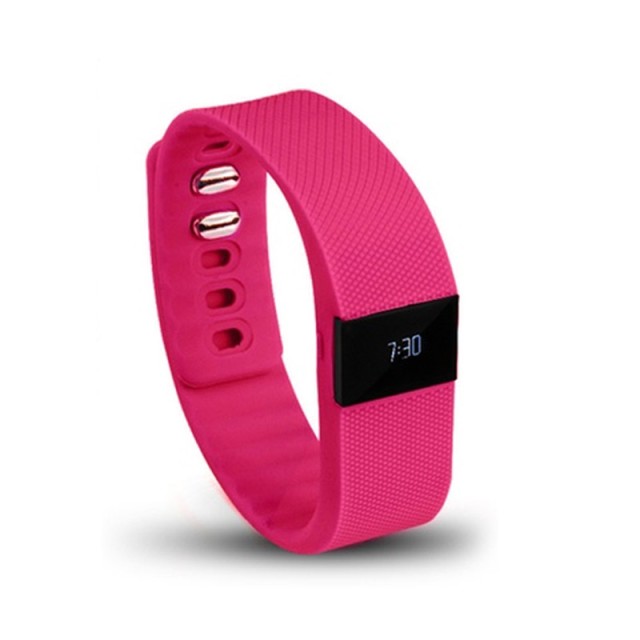 Ρολόι Fitness Tracker Aquarius με Bluetooth Χρώματος Ροζ R123813