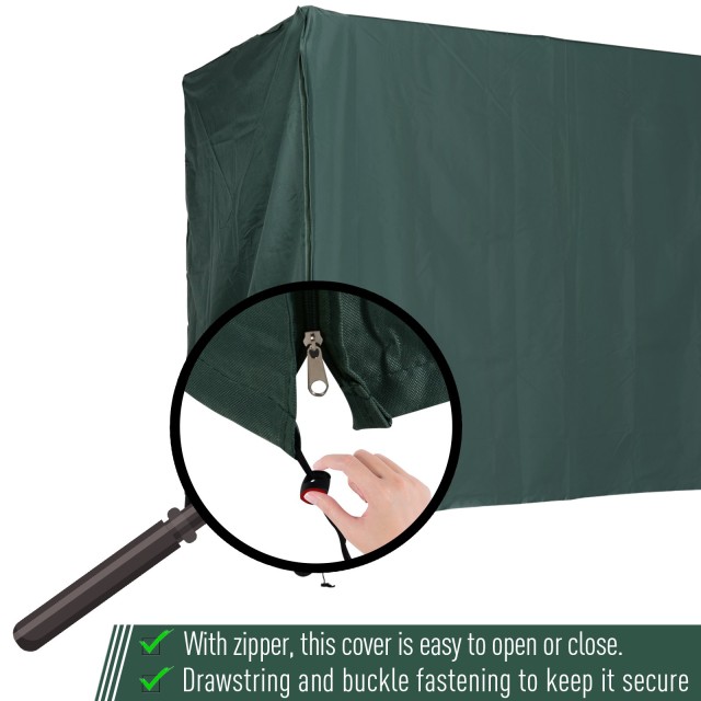 Κάλυμμα Outsunny Swing από αδιάβροχο ύφασμα Oxford 205x124x164 cm 84B-446