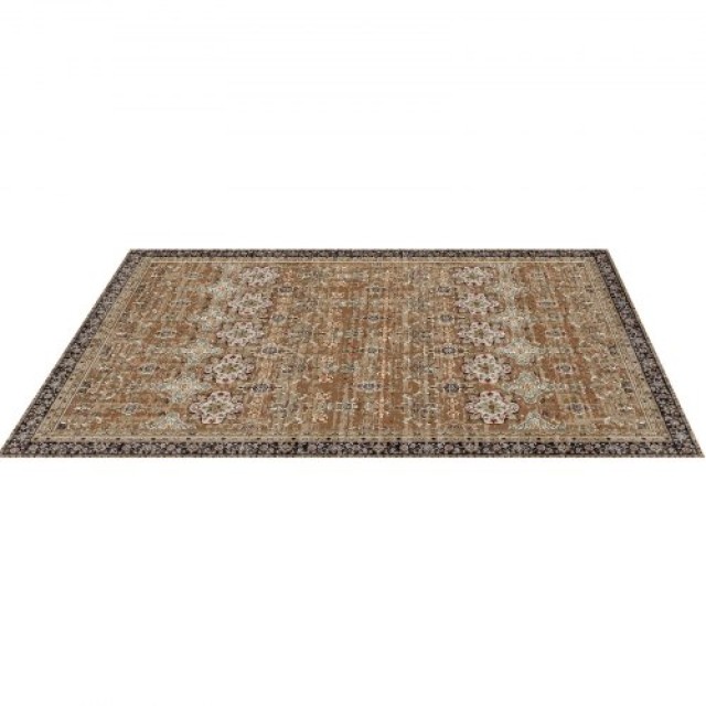 VEVOR Μεγάλο Χαλί Αντιολισθητικό 9x12 ft Vintage Καφέ-Πράσινο Εσωτε...