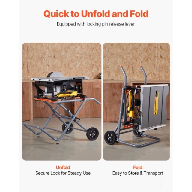 VEVOR Φορητή Βάση Πριονιού με Ρόδες 350lbs Αναδιπλούμενη TJJGDZDJGD... VEVOR Φορητή Βάση Πριονιού με Ρόδες 350lbs Αναδιπλούμενη TJJGDZDJGD...