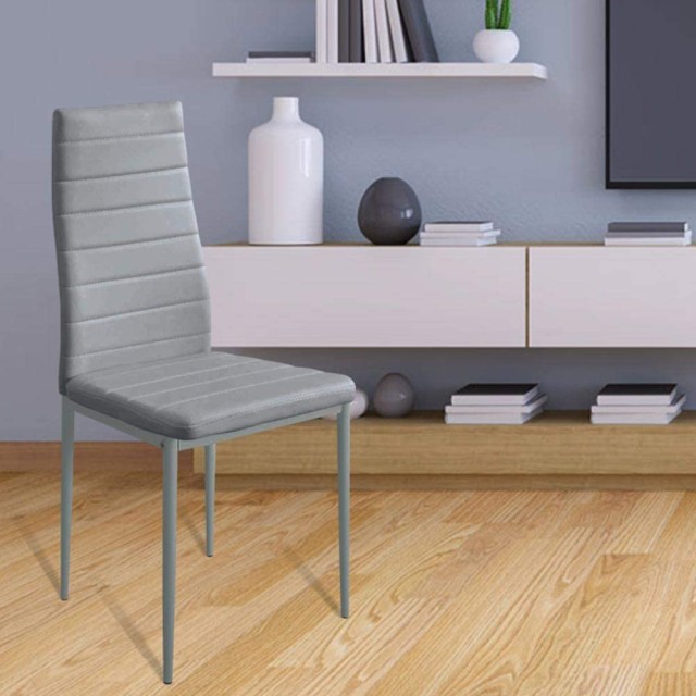 BAKAJI Σετ 4 Μοντέρνες Καρέκλες Τραπεζαρίας Σαλονιού Κουζίνας με Ε... BAKAJI Σετ 4 Μοντέρνες Καρέκλες Τραπεζαρίας Σαλονιού Κουζίνας με Ε...