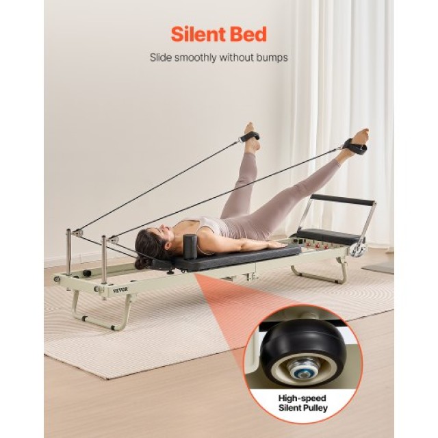 VEVOR Πτυσσόμενο Μηχάνημα Pilates Reformer για Οικιακή Χρήση PLTHXCTKZDJJSXVPSV0