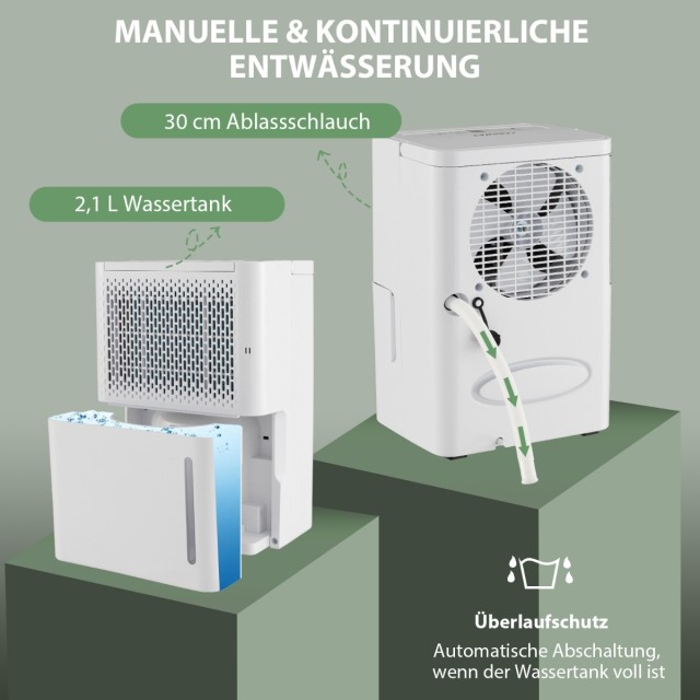 Costway Αφυγραντήρας 12L/Ημέρα με Χρονοδιακόπτη 24Ω & Δοχείο Νερού... Costway Αφυγραντήρας 12L/Ημέρα με Χρονοδιακόπτη 24Ω & Δοχείο Νερού...