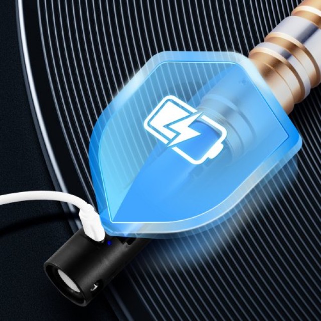 VEVOR  Φωτόσπαθο RGB 12 Χρωμάτων 41 Αθόρυβο Επαναφορτιζόμενο για Μο...