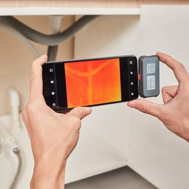 VEVOR Θερμική Κάμερα για Android με Ανάλυση Υπέρυθρων 256x192 και Ρυθμό Ανανέωσης 25Hz KDSRCXY25619HODHKV0