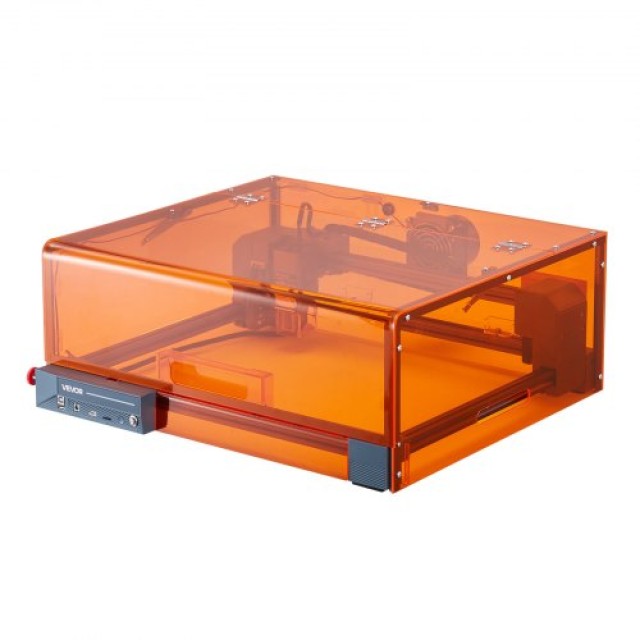 VEVOR Μηχάνημα Χάραξης και Κοπής Λέιζερ 10W με Περίβλημα, Χώρος Εργ...