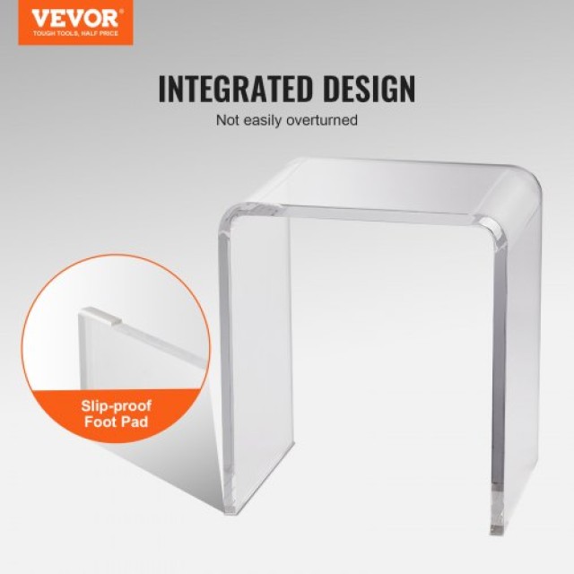 Σετ 2 Ακρυλικών Τραπεζιών VEVOR C-Shape για Σαλόνι, Υπνοδωμάτιο & Γ...